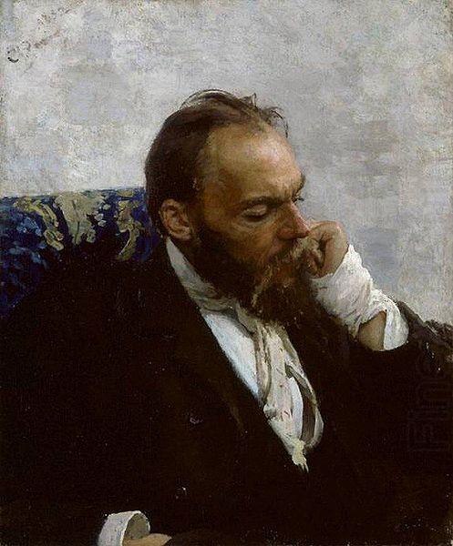 Portrait of professor Ivanov, Ilya Repin